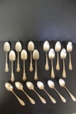 Assorted Silver Plate Serving Spoons and