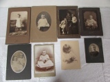 (8) Cabinet Cards--Children