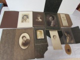 (9) Cabinet Cards & Old Photographs