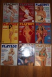 (9) Playboy Magazines--January, February and