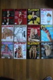 (12) Playboy Magazines--January--December 1993