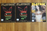 (3) Playboy Magazines--(2) January & July 1994