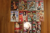 (11) Playboy Magazines--January-December 2009