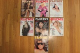 (7) Playboy Magazines:  November 1976, December