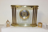 (3) Brass Clocks