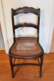 Antique Chair with Cane Seat (damage on seat)