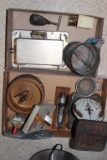 Assorted Vintage Kitchen Items; Sifter, Waffle