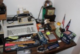 Miscellaneous Office Supplies, Desk Lamp, IBM