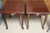 (2) Queen Anne-Style End Tables