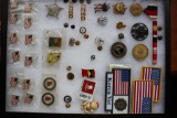 Assorted Pins, Ribbons, & Medals