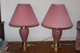 (2) Table Lamps, 26