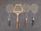 (4) Tennis Rackets