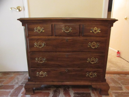 Chest of Drawers with Brass Hardware--34" x 18",