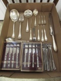 Assorted Silverplate Flatware and Stainless
