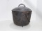 Antique Iron #8 - 3 - Legged Pot w/ Lid and