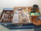 Assorted Kitchen Utensils, Flatware, Antique Flour