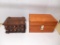 (2) Wood Dresser Boxes