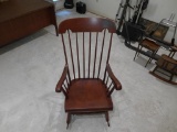 Vintage Spindle Back Rocking Chair