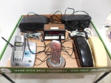 Assorted Phones and Alarm Clock Radio's