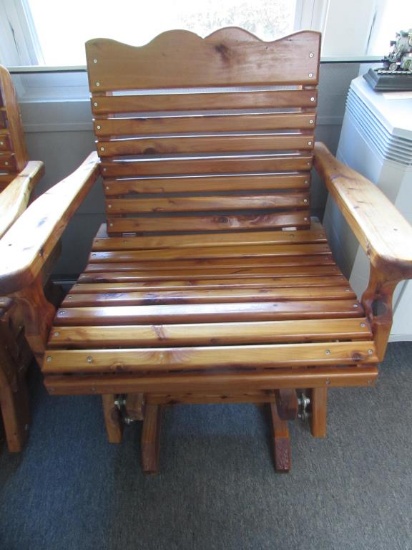 Pine Glider Chair
