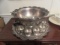 Poole Silver Co. Punch Bowl, Ladle, Tray, (12)