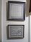 (2) Framed Cross Stitch Pictures:  15 1/4