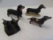 (4) Vintage Dachshund Dog Figurines:  (1) Schmid