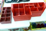 Handmade Wood 8 Bin and 11 Bin Container with