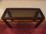 Sofa/Hall Table with Glass Top