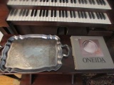 (2) Silverplate Trays: Oneida (NIB) Georgian