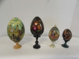 (4) Russian Decorative Eggs