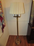 Vintage Brass Floor Lamp