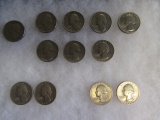 (8) Bicentennial Quarters, (2) 1965 Quarters, (2)