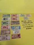 Assorted Foreign Currency & Coins