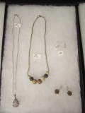 (2) Sterling Silver Pendants & Chins, Sterling