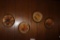 (4) Vintage Chalkware Plates by W.H. Bossons,