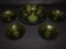 Salad Bowl w/ (4) Matching Bowls