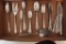 Set of Stainless Steel Flatware by Oneida: (7)