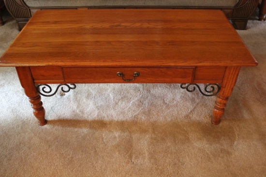 Coffee Table w/ 1-Drawer 24" x 46" x 17"