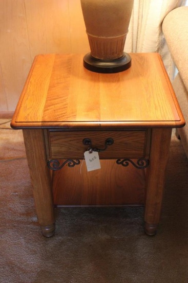 1-Drawer Side Table 22" x 46" x 17"