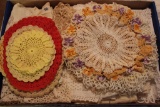 Asst Doilies & Dresser Scarves