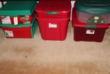 Asst Christmas Storage Boxes