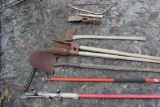 (4) Long Handle Tools & (3) Hand Tools