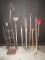 Hand Truck and (7) Long-Handle Yard & Garden