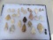 (25) Arrowheads Found Along The Flint River in