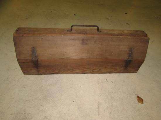 Antique Handmade Tool Box--30" Long, 11" High