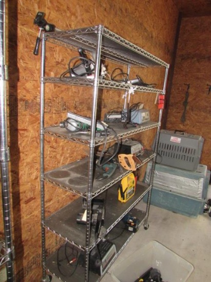 Stainless Steel 6-Shelf Unit on Casters--48" x