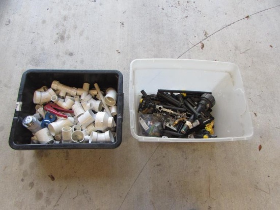 Assorted PVC Fittings and Irrigation Supplies