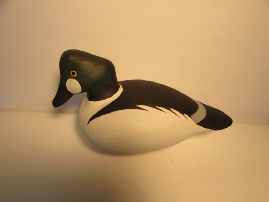 Vintage Hand-Carved & Painted Duck Decoy with