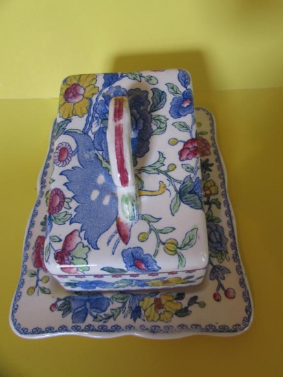 Mason's "Regency" Cheese Dish, England--7" x 5